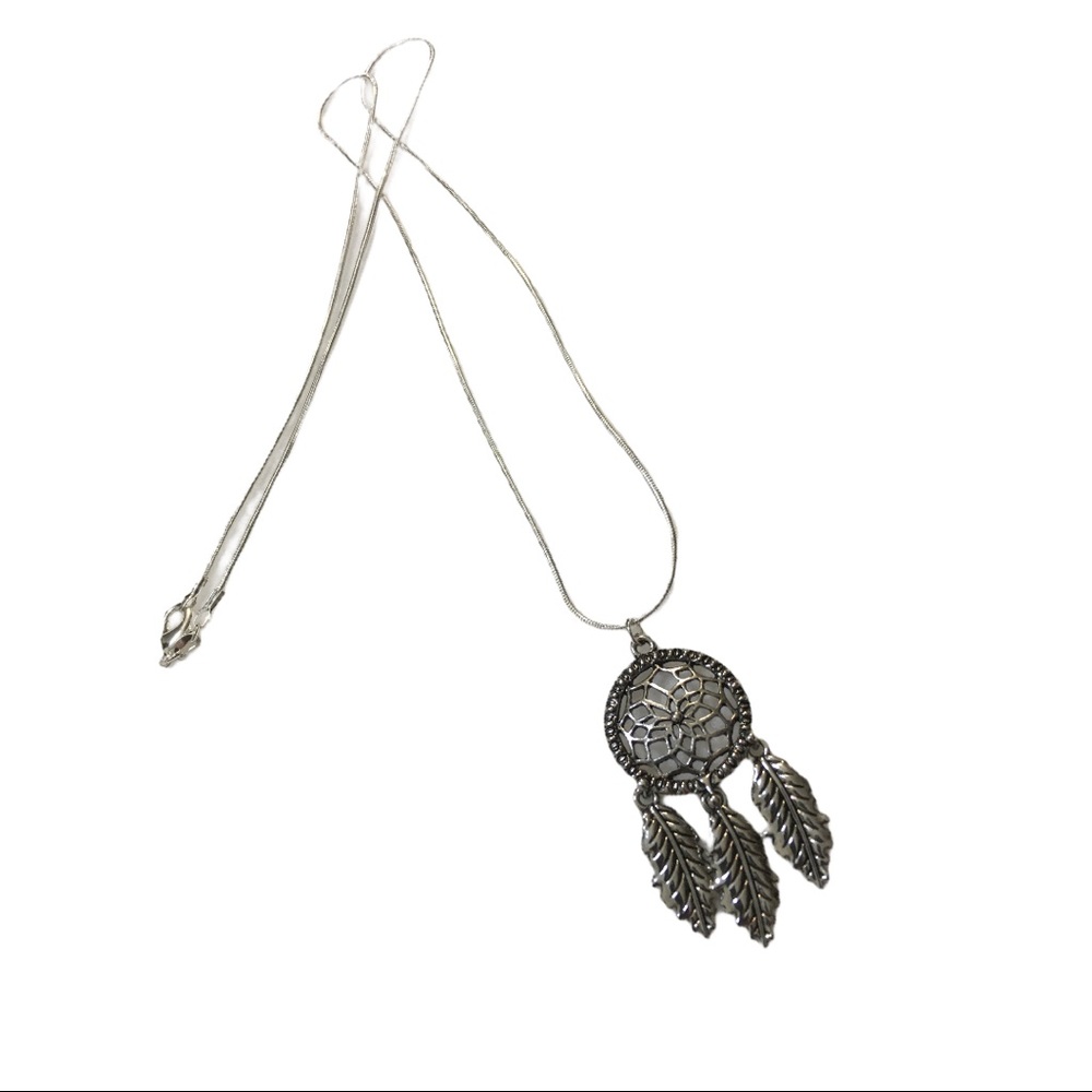 Dream Catcher Necklace, 925 Sterling Chain - Picture 6 of 6